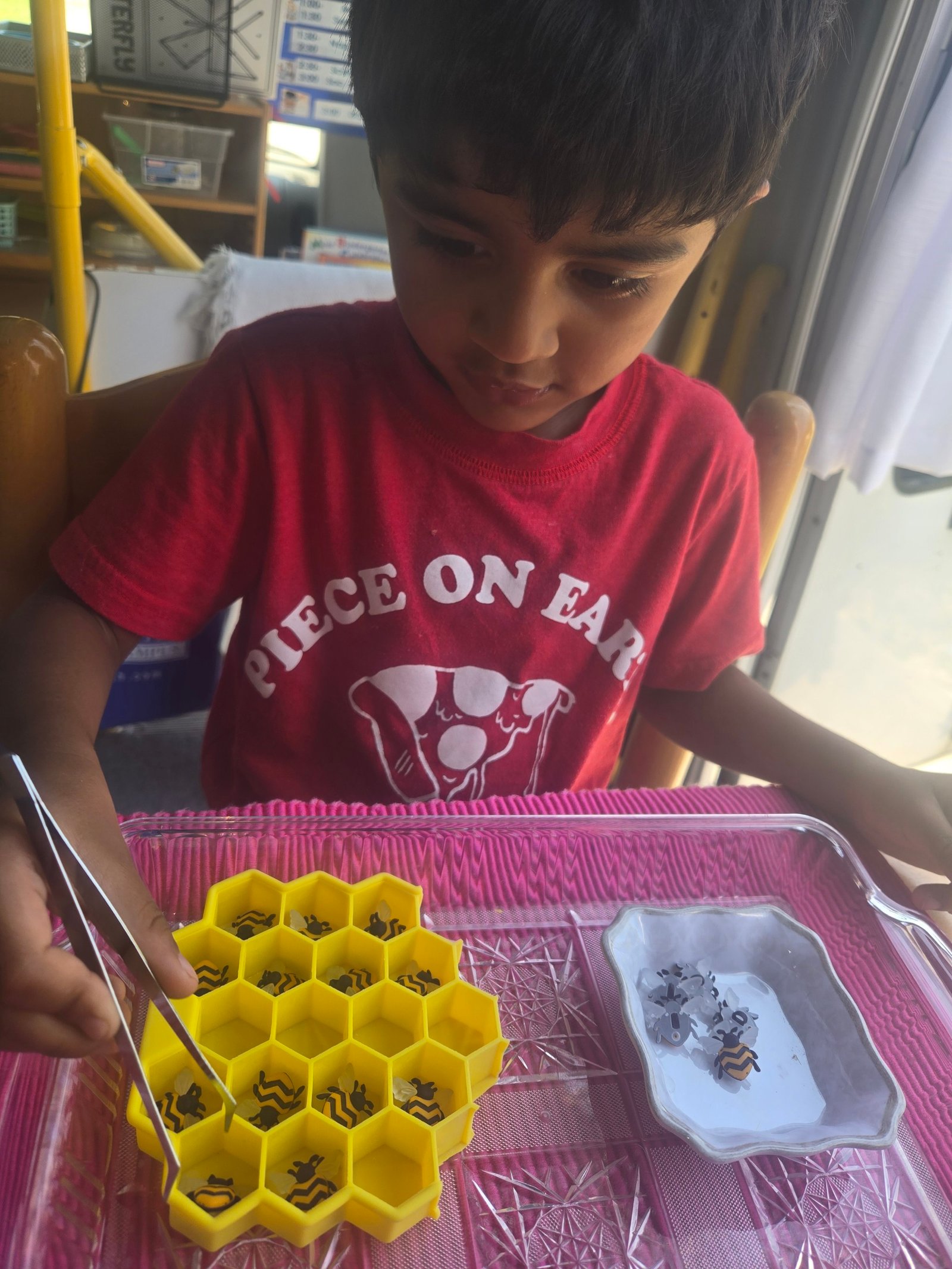 Art and literacy supplies for camp writing activities