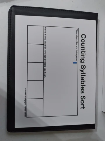 Counting Syllables Mat